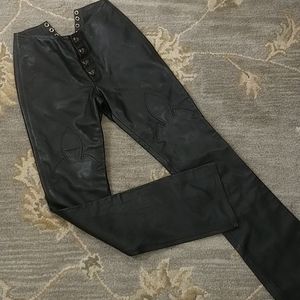 Chrome Hearts Leather Pants Vintage 